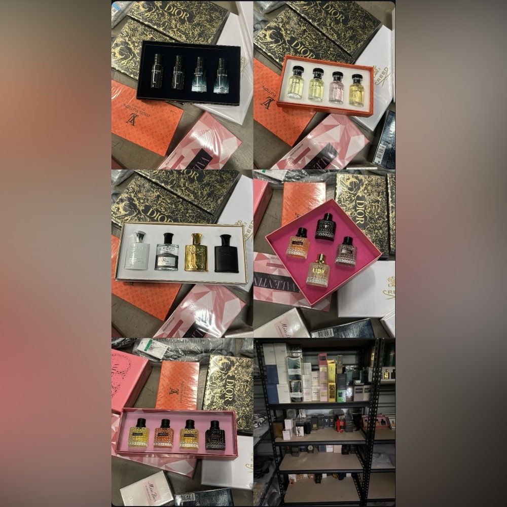 Dior, creed and Valentino gift sets for woman and men’s